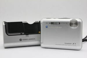 【美品 返品保証】 コニカミノルタ Konica Minolta DiMAGE X1 チャージャー付き コンパクトデジタルカメラ v3508