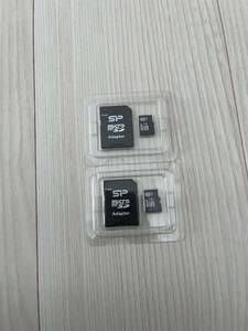 ★未使用新品★SP microSDHCカード 8GB ブラック ★2枚セット