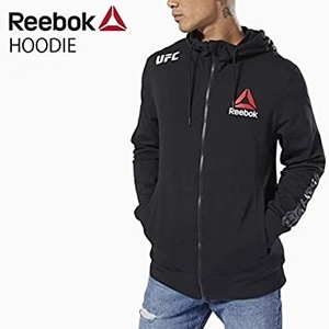 激レア! 未使用品!! Reebok UFC ファイトナイト フルジップ ウォークアウトパーカー　Mサイズ　タグ付き　[匿名配送]　パーカ　リーボック