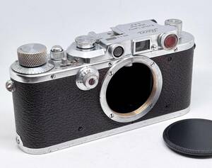 希少品・OH済！ライカ Leica バルナック DⅢ D3 シャイニークローム 片流れ 13万台 1934年製＋距離計用 オレンジフィルター ORAKO付き