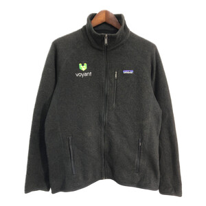 patagonia パタゴニア ベターセーター フリースジャケット アウトドア 企業ロゴ ブラック (メンズ L) 中古 古着 S6805