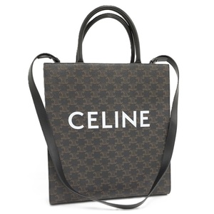 CELINE バーティカルカバ トリオンフ PVC ブラック