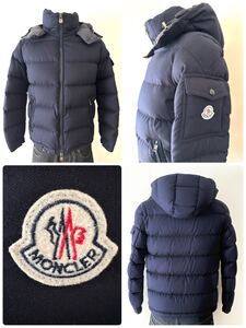 本物 美品 国内正規品 MONCLER モンクレール MONTGENEVRE モンジュネーブル ダウンジャケット ダークネイビー 1 MAYA マヤ 定価：380,600円