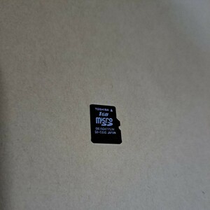 東芝　TOSHIBA　micro SDカード　1GB メモリーカード