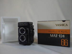 蔵出◆ カメラ YASHICA ヤシカ Mat-124 G f=80㎜ 1:2.8 1:3.5 COPAL-SV 二眼レフカメラ 箱付 ◆ 動作未確認 ヴィンテージ 昭和レトロ