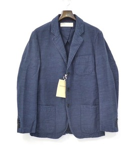 NAISSANCE (ネサーンス) COTTON LINEN JACKET NAVY コットンリネンジャケット テーラードジャケット アンコン ブルゾン M ネサンス