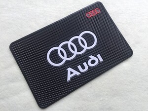 ★アウディ AUDI★ロゴ アンチスリップマット 自動車 モバイル粘着強い すべり止め