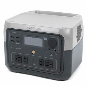 【新品(開封のみ)】 EcoFlow ポータブル電源 EcoFlow RIVER 2 Max 512Wh ZMR610-B-JP [管理:1100059030]