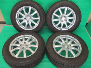 深溝♪GOODYEAR ICENAVI 195/65R16★美品♪ｗeds raurion 16×6J+42 4H-100★埼玉県発 現物確認OK♪4本set ライズ ロッキー レックス など