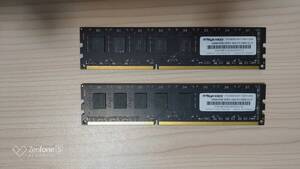 動作OK DDR3 1600 PC-12800 8GB 2枚組 合計 16GB　デスクトップ 