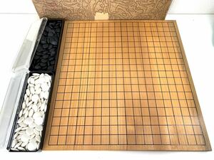 美品▲囲碁セット 囲碁盤 ボードゲーム 木製ボード 管理2107 N-12