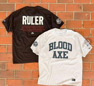 RULER★ルーラー・ruler・Tシャツ ・プリント ・半袖 ・サイズXL・未使用品・ブラック・Tee