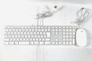 K6060773 Apple A1243 A1152 USBキーボード マウス 2点セット【現状お渡し品】
