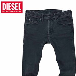 DIESEL ストレッチ デニムパンツ STICKKER W29 ブラック 黒 ディーゼル ジーンズ スキニー ジョグジーンズ類似生地素材 快適ストレッチ