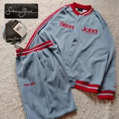 【Sean John】90s 未使用タグ付 好配色 ジャージ セットアップ 上下