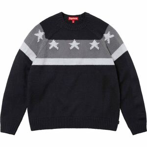 Supreme Stars Sweater 2024SS Black Mサイズ 新品未使用 直営店購入 