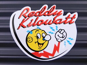 ◆送料\110◆【REDDY KILOWATT・レディキロワット】※《レーシングステッカー》　(品番ms097)　アメリカン雑貨　ガレージ