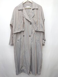 ◇ PAGEBOY ページボーイ 長袖 コート サイズF グレー オレンジ レディース P