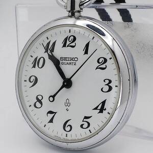 送料無料【電池交換済】★セイコー★SEIKO★鉄道時計★ビンテージ★7550-0010★鉄道時計/アナログ/クォーツ