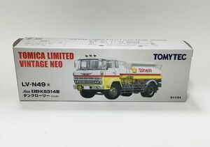 ○ＴL001 トミカ リミテッドヴィンテージ LV-N49a 日野KB314型タンクローリーTOMITEC TOMICA LIMITED VINTAGE NEO シェル　shell