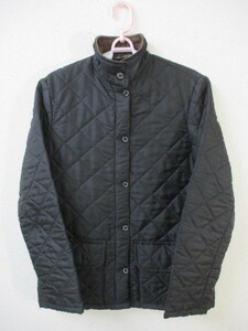 ★値下げ★マッキントッシュ◇MACKINTOSH－SCOTLAND◇キルティング　ジャンパー　レディース　黒　３４ （S）　Made　in　Scotland　英国製