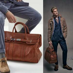 【限定価格】定価65,8万 BRUNELLO CUCINELLI ブルネロクチネリ ウィーケンダー バッグ ボストンバッグ トラベルバッグ バーキン型 現行品