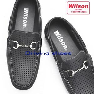 Wilson ウイルソン デッキシューズ//モカシン/Bk 245cm　No8804