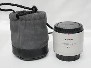 #0358 CANON EF 2x III EXTENDER キャノン エクステンダー 白レンズ