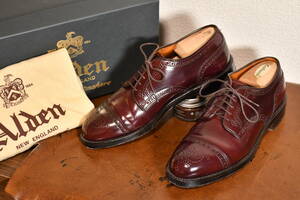 【美品】ALDEN オールデン #2145 cordovan 7B/D 25cm