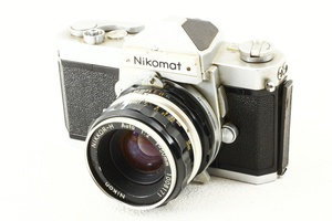 ジャンク品◆Nikon ニコン Nikomat FT ニコマート Auto NIKKOR-H 50mm F2◆一眼レフフィルムカメラ/A1959