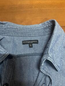 engineerd garments シャンブレーシャツ L