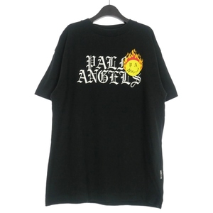 パームエンジェルス PALM ANGELS 21SS BURNING HEAD LOGO Tシャツ カットソー 半袖 XXL ブラック 黒 PMAA001R21JER003 国内正規 メンズ