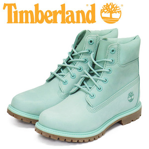 Timberland (ティンバーランド) A412B 50th Anniversary 6in PREM WP BT 6インチプレミアムウォータープルーフブーツ レディース Lt.Green