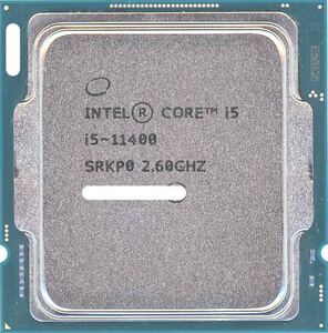 【中古】Core i5 11400 2.6GHz 12M LGA1200 65W SRKP0 [管理:1050018613]