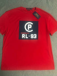 POLO RALPH LAUREN CP RL-93 Lサイズ ポロ ラルフローレン RED 赤 Tee T SHIRT