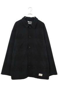 ワコマリア WACKO MARIA 23AW CHECK FLEECE SHIRT JACKET サイズ:XL チェックフリース長袖シャツ 中古 BS55