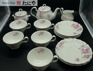 ★☆送料無料 【ノリタケ】Noritake ティーセット Studio Collection BONE CHINA 9849 カップ＆ソーサー 13点セット☆★