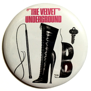 デカ缶バッジ The Velvet Underground SM ヴェルヴェットアンダーグランド Lou Reed Andy Warhol ルーリード アンディウォーホル