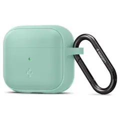 ⭐Airpods 第3世代 ケース シリコン カラビナ付 アップルミント 薄緑