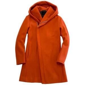 定価11万 junhashimoto WRAP COAT 3 オレンジ ジュンハシモトウールメルトンラップコート　akm　wjk　ブルゾン　ジャケット