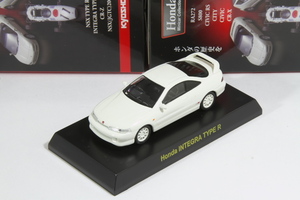 京商 1/64 ホンダ インテグラタイプ R ホワイト ホンダ ミニカー コレクション1 Kyosho 1/64 Honda INTEGRA TYPE R white