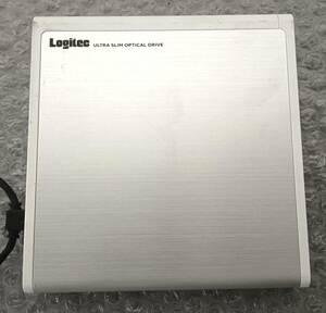 【中古パーツ】Logitec LDR-PMJ8U2VWH 外付け ドライブ USB端子 ケーブル付け ドライブ DVD-RW ■B128-1 