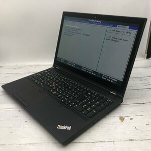 Lenovo ThinkPad P53 20QQ-S4T31R Core i7 9850H 2.60GHz/32GB/なし 〔B0128〕