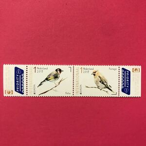 外国未使用切手★オランダ 2019年 ヨーロッパ切手・ヨーロッパの鳥 2種