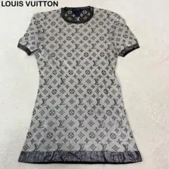 21ss☆極美品☆ LOUIS VUITTON モノグラム　シルク　半袖トップス