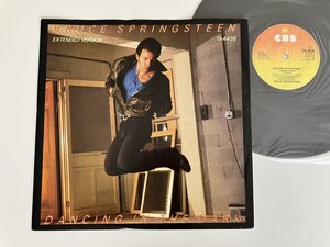 【84年UK盤】Bruce Springsteen / Dancing In The Dark(Extended Remix)/Pink Cadillac 12inch CBS UK TA4436 BOSSBorn In The U.S.A.