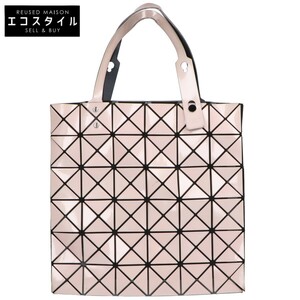 国内正規 1円 BAO BAO ISSEY MIYAKE バオバオイッセイミヤケ BB63-AG053 ルーセントベーシック 6×6 PVC トートバッグ ピンクベージュ