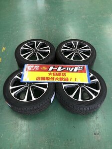 大田原店★中古タイヤホイールSET4本★WREST★ピレリ ice ASIMMETR ico ★215/50R17★2020年製★ウィッシュ/プリウスα/リーフ/S60/など