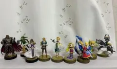 【訳あり品】【初期化済】ゼルダの伝説 amiibo 9体