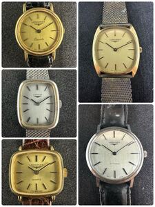 LONGINES ロンジン AUTOMATIC オートマチックゴールド文字盤 クォーツ 腕時計 5個まとめ 現状品